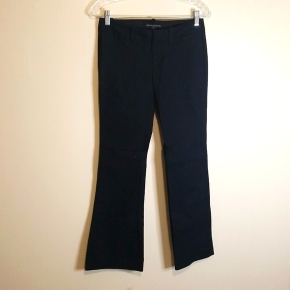 BANANA REPUBLIC High-Rise Sloan Pant, BLACK, Size 2P 2 Petite - Picture 1 of 4